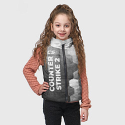 Детский жилет Counter Strike 2 - grey gradient по-вертикали, цвет: 3D-черный — фото 2