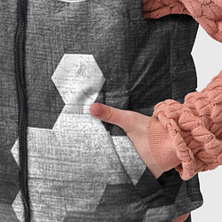 Детский жилет Subaru - grey gradient вертикально, цвет: 3D-черный — фото 2