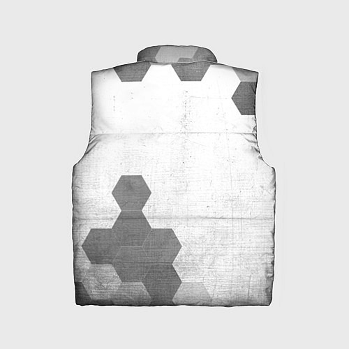 Детский жилет Volkswagen - white gradient вертикально / 3D-Черный – фото 2