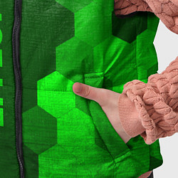 Детский жилет Mass Effect - green gradient по-вертикали, цвет: 3D-черный — фото 2