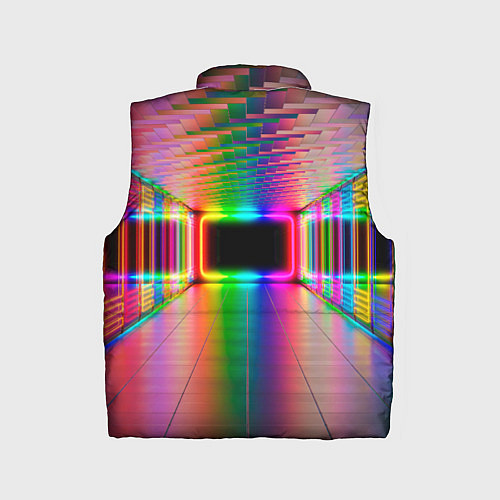 Детский жилет Неоновая галерея / 3D-Черный – фото 2