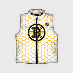 Детский жилет Бостон Брюинз - белые соты