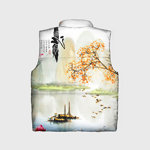 Детский жилет China Landscape / 3D-Черный – фото 2