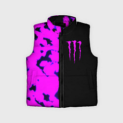 Детский жилет Monster energy neon camo, цвет: 3D-черный