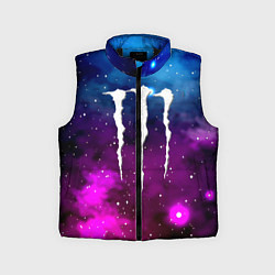 Детский жилет Monster energy neon space, цвет: 3D-черный