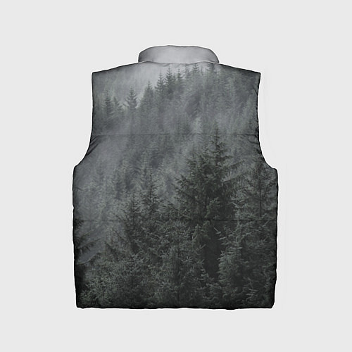 Детский жилет Древние боги могучих лесов / 3D-Черный – фото 2