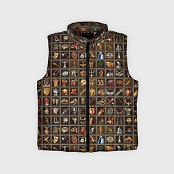 Детский жилет Артефакты меча и магии, цвет: 3D-черный