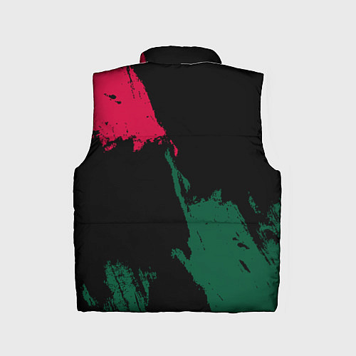 Детский жилет Миннесота Уайлд - брызги краски / 3D-Черный – фото 2