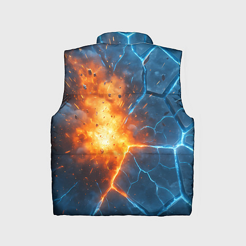 Детский жилет Взрыв из объемных плит / 3D-Черный – фото 2