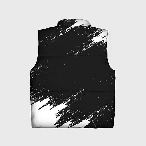 Детский жилет Monster energy краски штрихи белые / 3D-Черный – фото 2