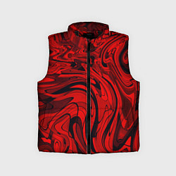 Детский жилет Красный смешение пластика, цвет: 3D-черный