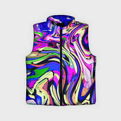 Детский жилет Абстракция пластика синий