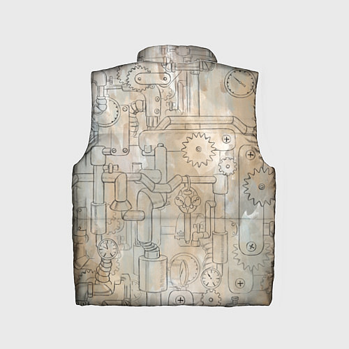 Детский жилет Девушки стимпанк / 3D-Черный – фото 2