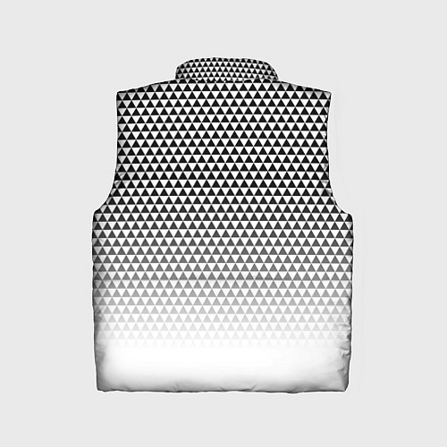 Детский жилет Сент Луис Блюз - белый градиент / 3D-Черный – фото 2