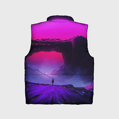 Детский жилет A Journey on the planet / 3D-Черный – фото 2