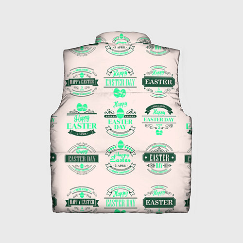 Детский жилет Easter turquoise / 3D-Черный – фото 2