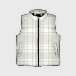 Детский жилет Checked white completely