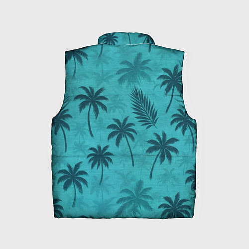 Детский жилет Гавайский стиль - Томми Версетти / 3D-Черный – фото 2
