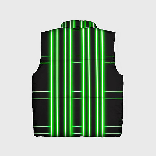 Детский жилет Neon green / 3D-Черный – фото 2