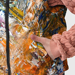 Детский жилет Живая Абстракция: Поток Цветов и Форм в Постоянном, цвет: 3D-черный — фото 2