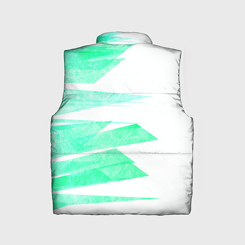 Детский жилет Color white light blue strip / 3D-Черный – фото 2