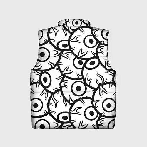 Детский жилет Doom глаза монстра / 3D-Черный – фото 2