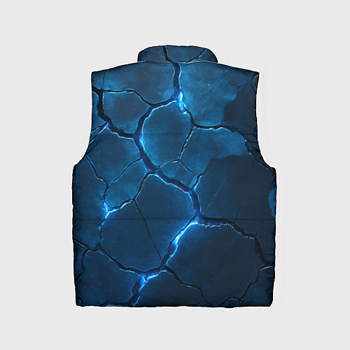 Детский жилет Неоновые плиты с камуфляжем / 3D-Черный – фото 2