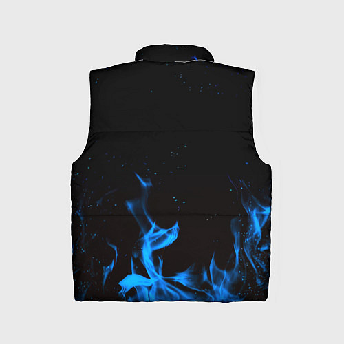 Детский жилет Дум огонь лого / 3D-Черный – фото 2