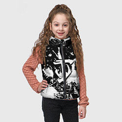 Детский жилет Doom белые краски, цвет: 3D-черный — фото 2
