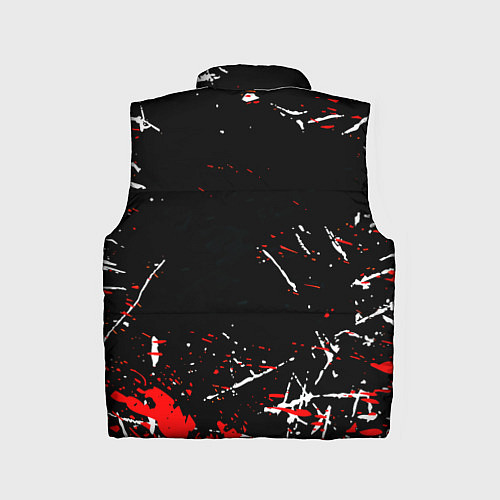 Детский жилет Doom краски штрихи / 3D-Черный – фото 2