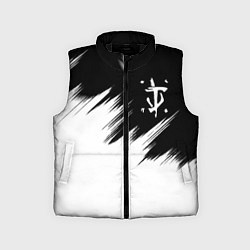 Детский жилет Doom краски черно белый, цвет: 3D-черный