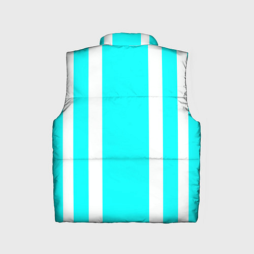 Детский жилет Color blue white stripes / 3D-Черный – фото 2