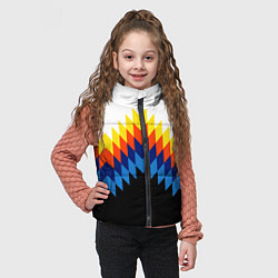 Детский жилет Олдскульный паттерн, цвет: 3D-черный — фото 2