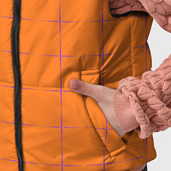 Детский жилет Color orange stripe, цвет: 3D-черный — фото 2