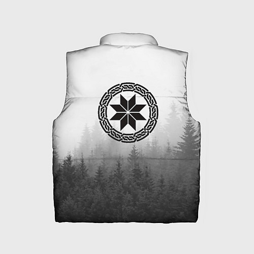 Детский жилет Лес - это мой храм / 3D-Черный – фото 2