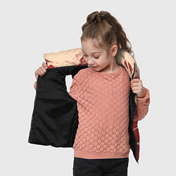 Детский жилет Песочные горы-абстракция, цвет: 3D-черный — фото 2