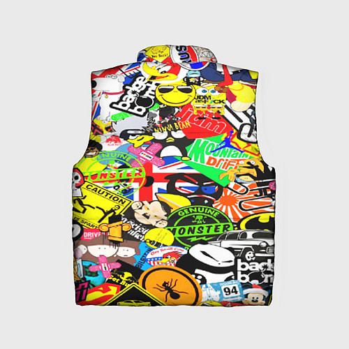 Детский жилет Monster energy бренды / 3D-Черный – фото 2
