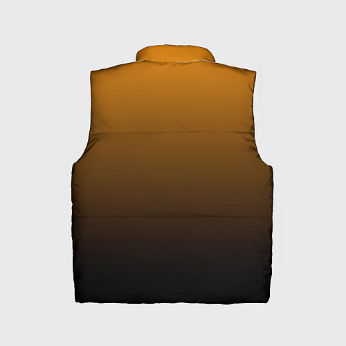 Детский жилет Orange gradient / 3D-Черный – фото 2