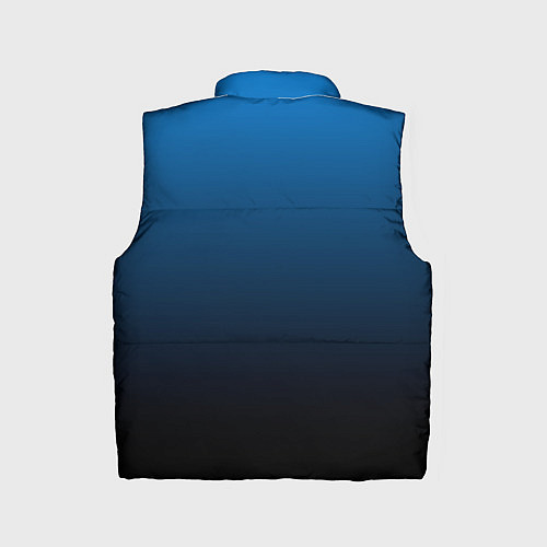 Детский жилет Blue gradient / 3D-Черный – фото 2