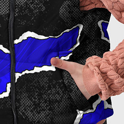 Детский жилет Subaru - синий разрыв, цвет: 3D-черный — фото 2