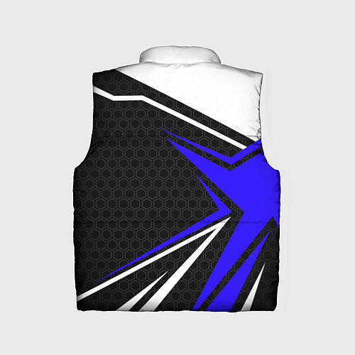 Детский жилет Субару - blue sport / 3D-Черный – фото 2