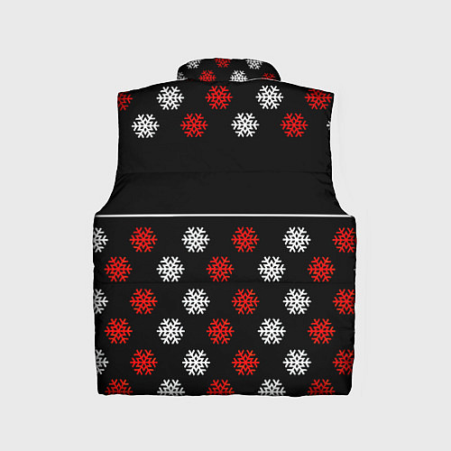 Детский жилет Doom winter pattern steel / 3D-Черный – фото 2