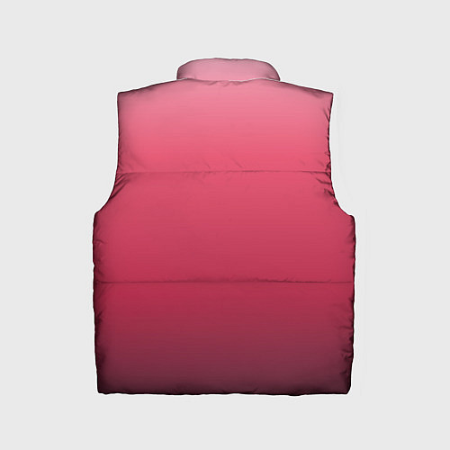 Детский жилет Градиент гранатовый / 3D-Черный – фото 2