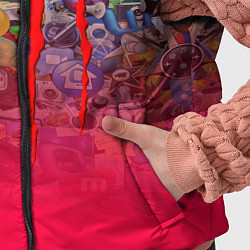 Детский жилет Monster energy social stiker, цвет: 3D-черный — фото 2