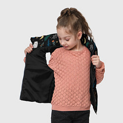 Детский жилет Сова в зимнем лесу, цвет: 3D-черный — фото 2