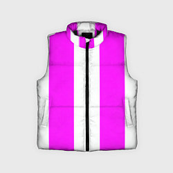 Детский жилет Color white and pink, цвет: 3D-черный