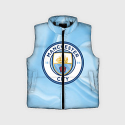 Детский жилет Фк Манчестер Сити, цвет: 3D-черный