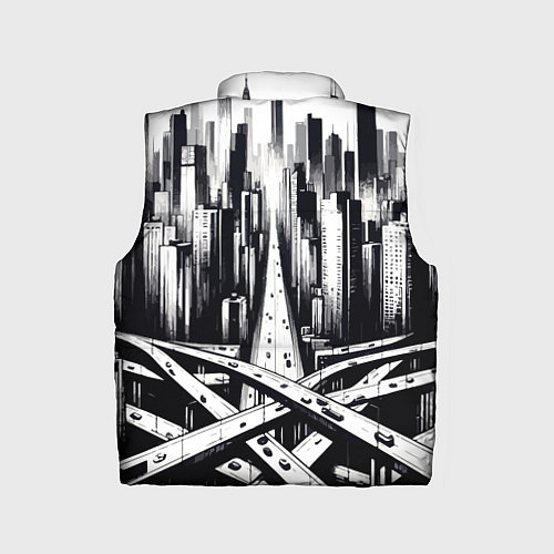 Детский жилет American metropolis / 3D-Черный – фото 2