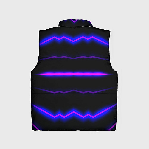 Детский жилет Color multicoloured neon stripes / 3D-Черный – фото 2