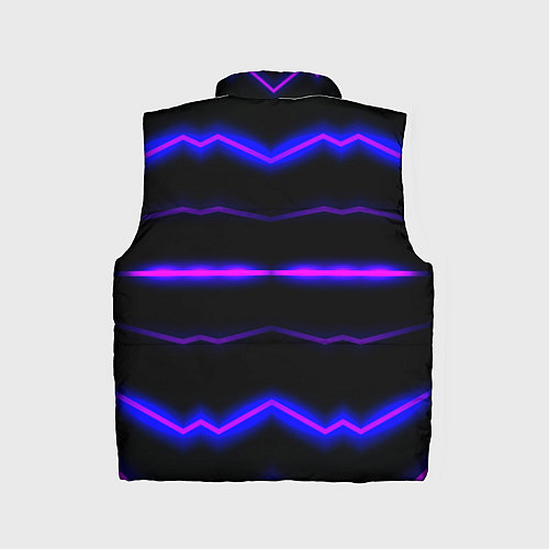 Детский жилет Color multicoloured neon stripes / 3D-Черный – фото 2
